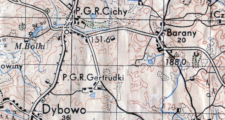 Mapa topograficzna.