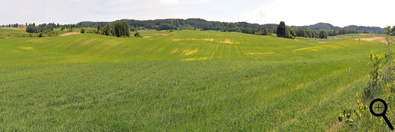 Widok na Jurkowskie Pagórki.