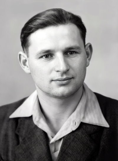 J&oacute;zef Kunicki - fotografia z 1955 r.